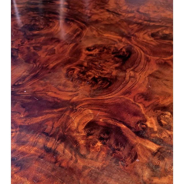 Antique Early 20th Century Louis XVI French Oval Dining Table in Walnut & Mahogany For Sale - Image 11 of 13