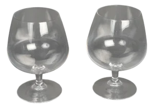 Crystal Cognac Glasses, Set of 2