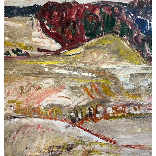 Jean Krillé’s paintings are known for their expressive use of color and dynamic, abstract forms, blending realism with...