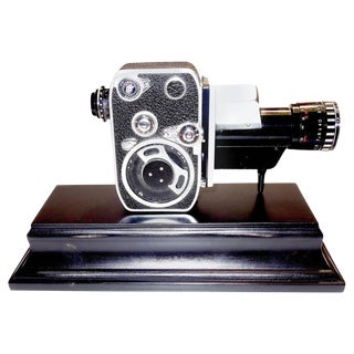 1950s Bolex C. Mid-Century Complete 8mm Mounted Movie Camera For Sale