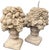 Classical Roman 1960s Pair of Concrete Garden Fruit Baskets/ Statues/Urns/ Pillar Finials For Sale - Image 3 of 9