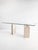 Travertine and Glass Dining Table with Sculpted Legs, 1970s For Sale - Image 12 of 12