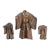 Japanese Bronze Noh Figures, 3 For Sale