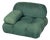 Vintage 20th Century Green Fabric Camaleonda Armchair by Mario Bellini for C&B Italia For Sale
