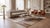 Elevate your space with this exquisite contemporary handmade wool kilim rug, masterfully crafted to blend organic texture...