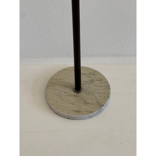 Space Age Coat Stand in Metal and Marble, 1970, in Very Good conditions. Designed 1970 to 1979