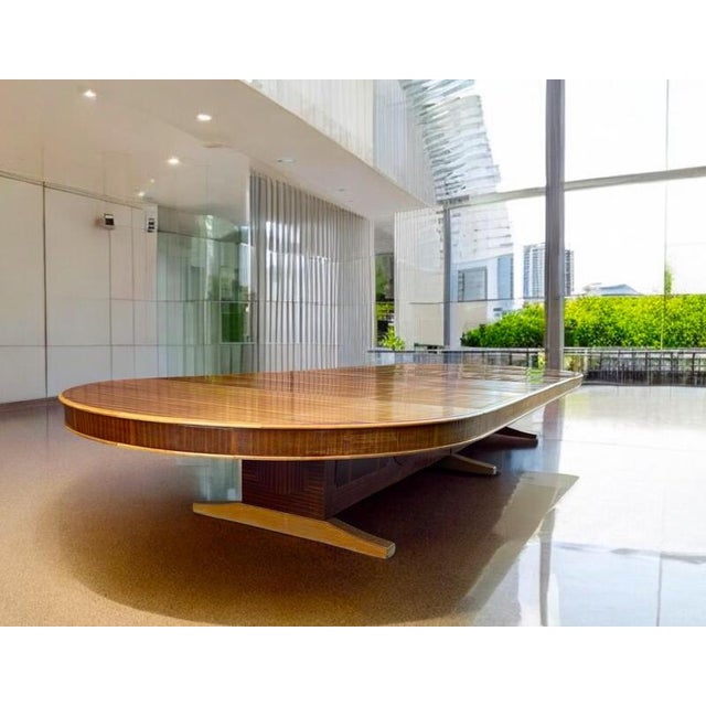 Wood Large Meeting or Conference Table, 1960s For Sale - Image 7 of 10