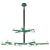 Contemporary Demetra Freedom Green Metal Double Chandelier by Alabastro Italiano For Sale - Image 3 of 3