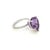 Natural Quality Amethyst and Diamond Ring Size 6.5 14k White Gold 7.67 TCW Certified $3,950 311006 Nothing says, “I Love...