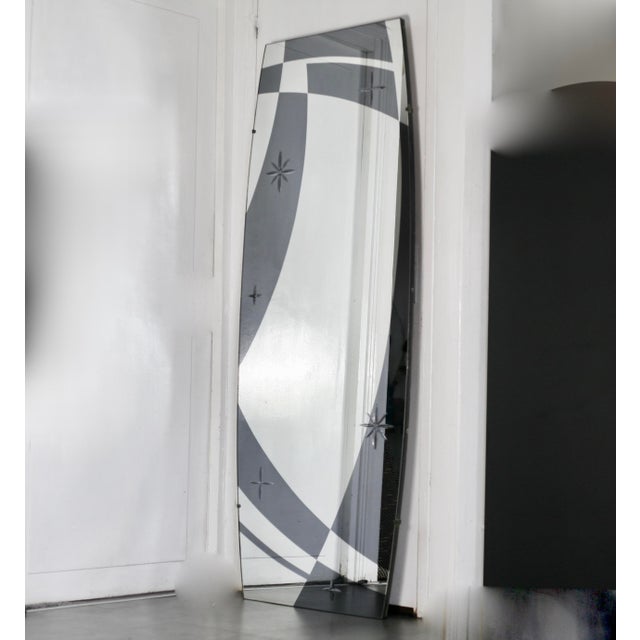 Mirror by Jaqcues Hitier for Marly Frères, France, 1960s For Sale - Image 14 of 17