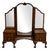 Chippendale Style Walnut Dressing Table, England, 1930s For Sale