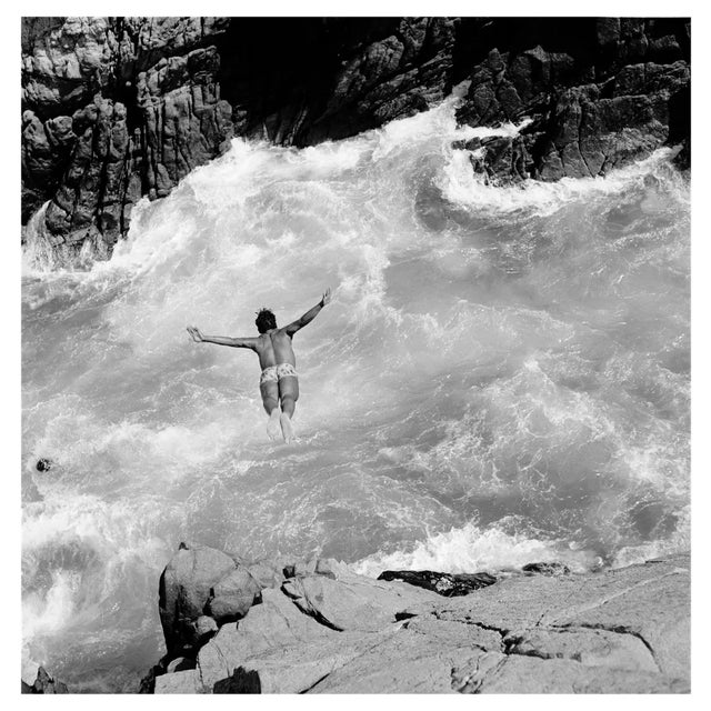 Pacific Diver, 1950s, Silver Gelatin Fibre Print For Sale