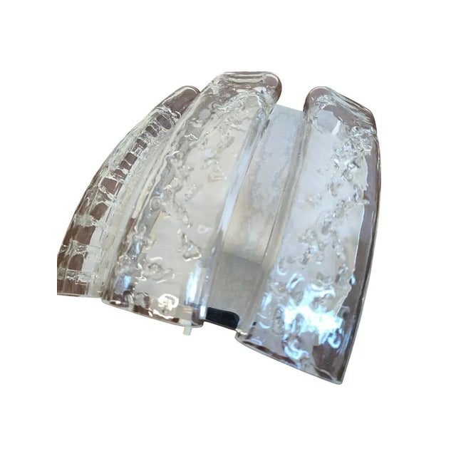 Glass Wall Lights in Chrome from Doria Leuchten, 1960s, 1950s, Set of 2 For Sale - Image 7 of 11