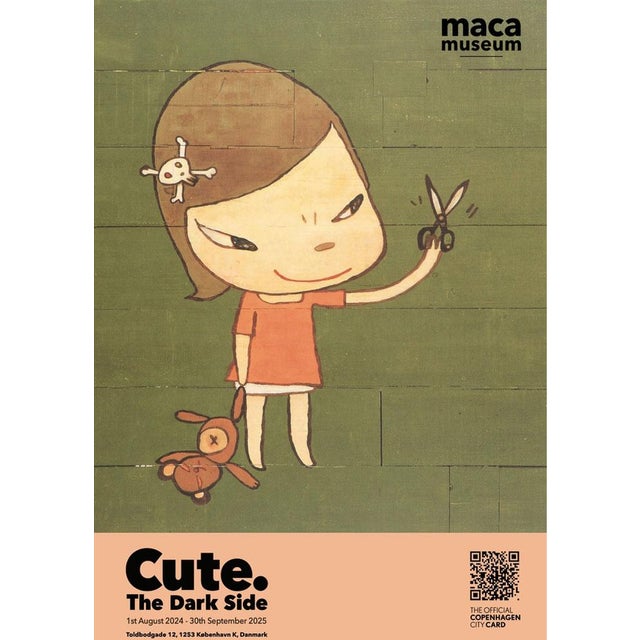 Yoshitomo Nara Cute The Dark Side Official Exhibition Poster Dimensions: 19,6 x 27,5 in / 50 x 70 cm Limited editon poster...