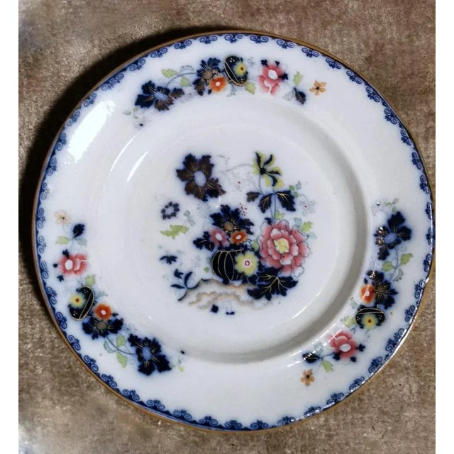 English Victorian Style Plates with Royal Arms Mark, 1837, Set of 4 For Sale - Image 11 of 13