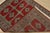 Bokhara Jaldar Rug 4’2” X 6’2” Red Wool Tribal Hand-Knotted Oriental Carpet For Sale - Image 11 of 12