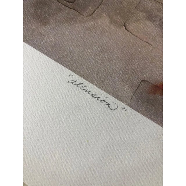 A limited edition abstract archival print by artist Louis Shields, titled "Allusion," and created in 2018. Originally a...