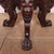 Wood Vintage English Carved Lamp Table, 1890s For Sale - Image 7 of 12