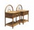 Mid-Century Modern Nighstands in Rattan and Bamboo from Dal Vera, 1960s, Set of 2 For Sale - Image 3 of 6