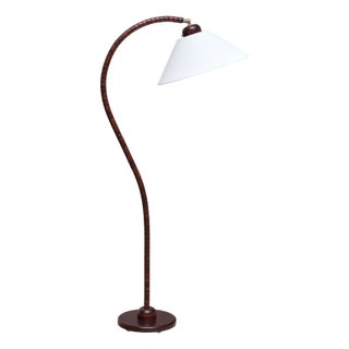 Sculptural Floor Lamp in Beech from Markslöjd, Sweden, 1960s For Sale