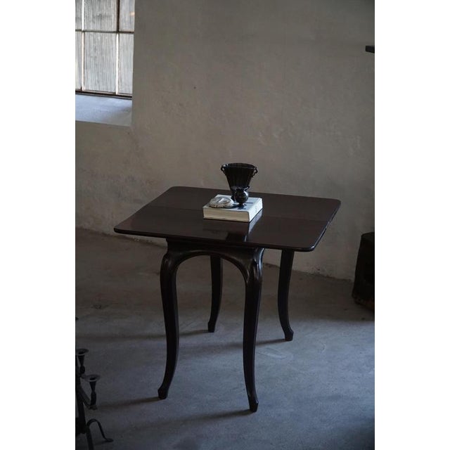 Brown Vintage English Rococo Revival Game Table in Wood, 1920s For Sale - Image 8 of 17