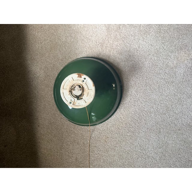 Green Vintage 1930s Benjamin Green Porcelain Enamel Ceramic For Sale - Image 8 of 12