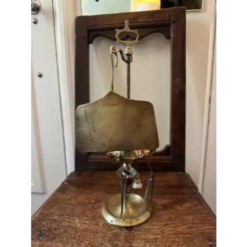 Continental 19th Century Renaissance Revival Lucerne Oil Lamp With Tools & Reflector For Sale - Image 4 of 12