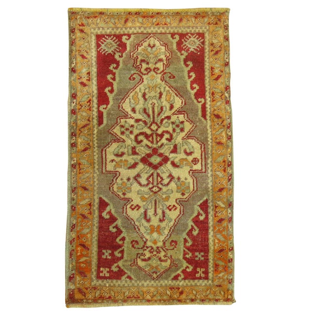 20th century one of a kind fine quality Turkish Sivas rug. Gray, red, orange and ivory hues.