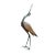 Italian Golden Metal Heron with Bamboo Rods, 1970s For Sale