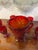 1950s Glass Ruby Water Set- 9 Pieces For Sale - Image 4 of 9