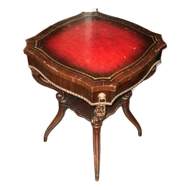Antique Vintage Mahogany Side Table For Sale