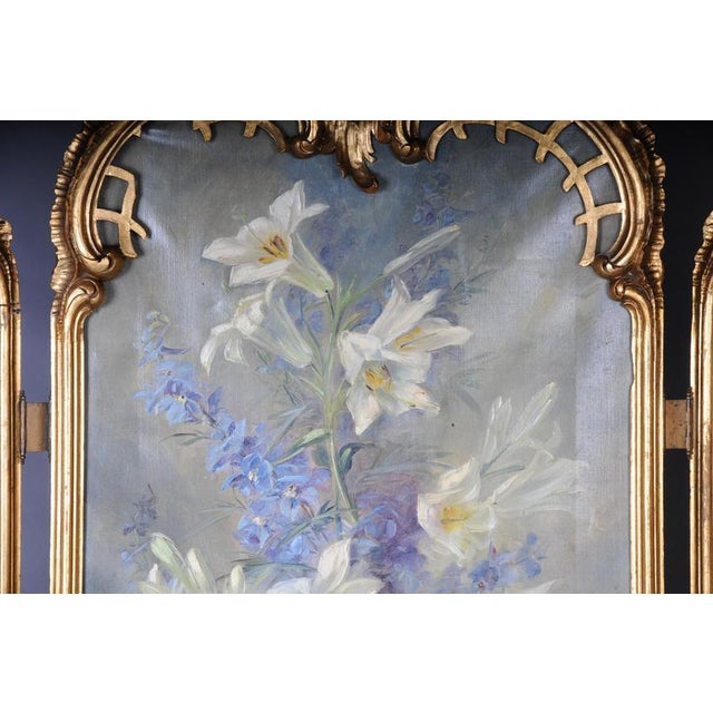 Decorative Rococo Room Divider from Belle Époque, 1880 For Sale - Image 11 of 18