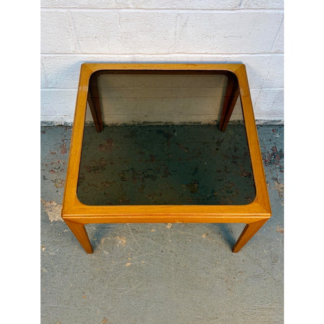 Mid 20th Century Mid-Century Modern Smoked Glass Coffee Table For Sale - Image 4 of 14