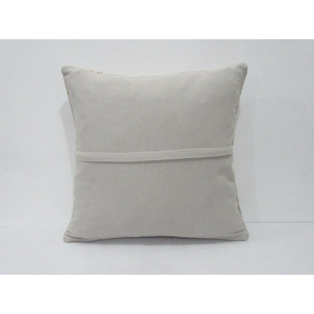 Mid-Century Modern Beige Decorative Pillow Cover For Sale - Image 3 of 4