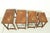 Italian Rosewood Nesting Tables with Copper Inlay, 1950s, Set of 4 For Sale - Image 9 of 12