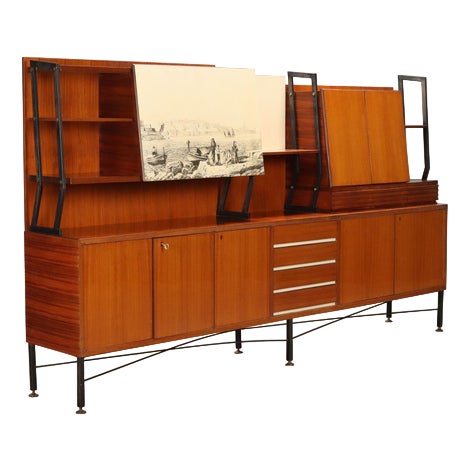 Vintage Sideboard in Teak, 1960s For Sale
