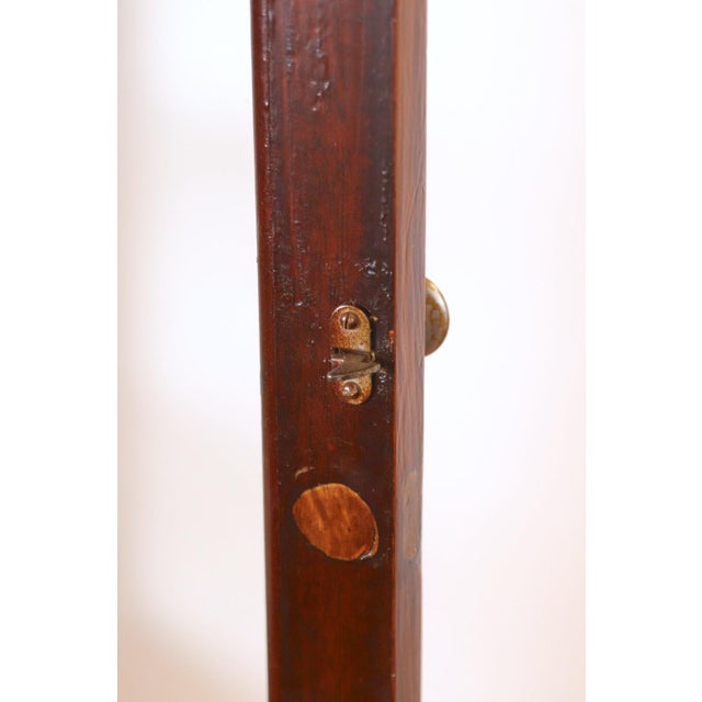 Vintage Mahogany Dark Tone Medical Display Cabinet For Sale - Image 13 of 16