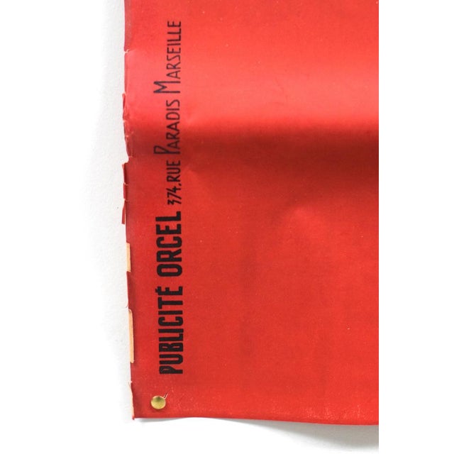 Large Mattei Cap Corse Advertising Poster by Rene Bougros, 1950s For Sale - Image 10 of 18