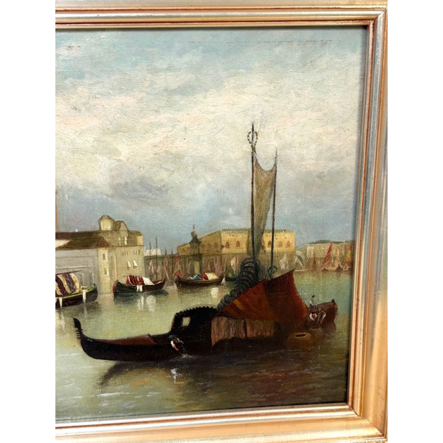 19th-Century Italian Venetian Capriccio of the Bacino di San Marco For Sale - Image 4 of 18
