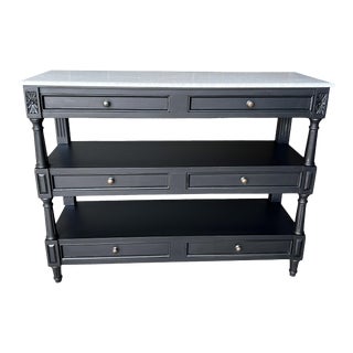 Marble Top Console For Sale