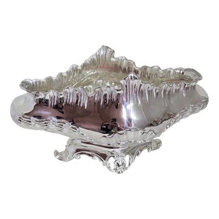 Antique Victorian Sterling Silver Jardiniere, Birmingham, 1890 For Sale