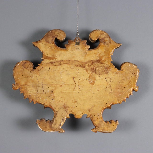 Gold Baroque Cantaglorie in Carved Wood, Set of 3 For Sale - Image 8 of 11