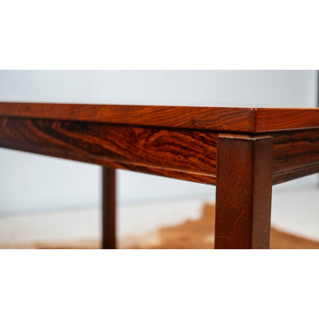 Vintage Scandinavian Heggen Rosewood Side Table For Sale - Image 14 of 16