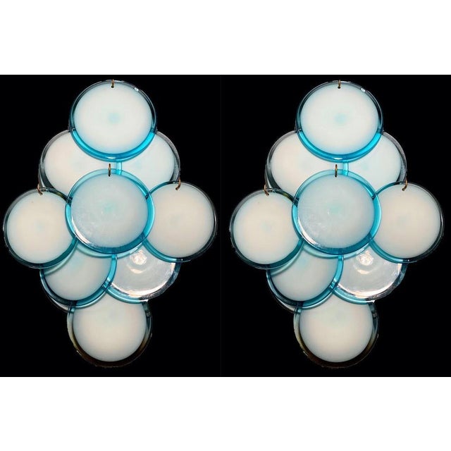 Purple Amethyst Murano Glass Disc Sconce or Wall Light, 1970s For Sale - Image 8 of 11