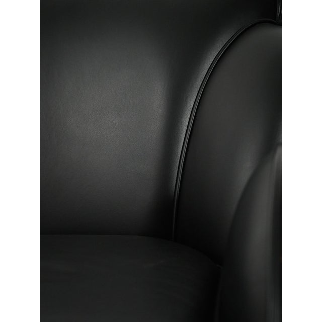 Black Art Deco Scandinavian Armchairs, 1980s, Set of 2 For Sale - Image 8 of 12