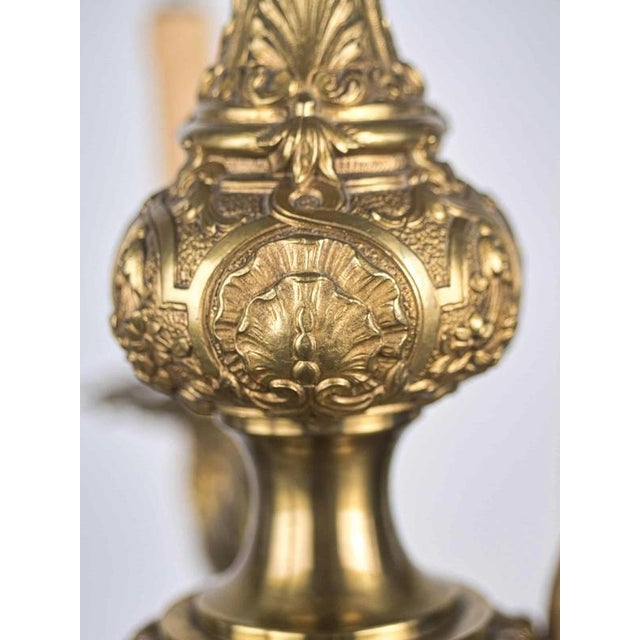 Antique Mazarin Chandelier in Gilded Bronze For Sale - Image 6 of 11