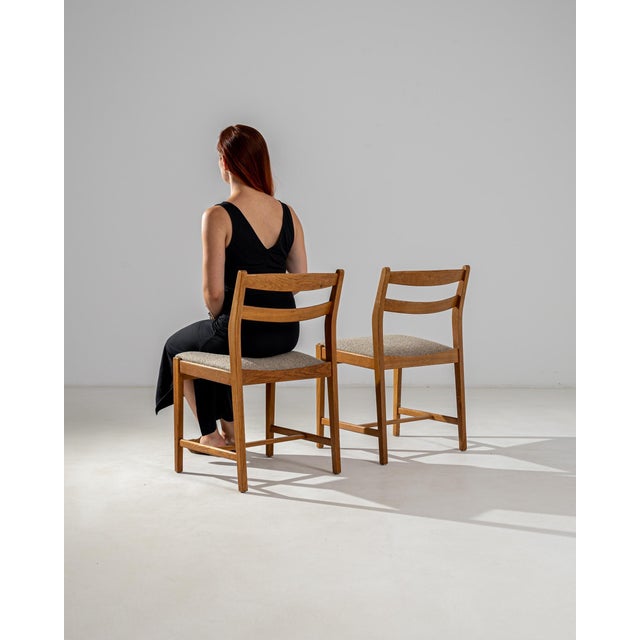 20th Century Danish Wooden Chairs, Pair For Sale - Image 9 of 13