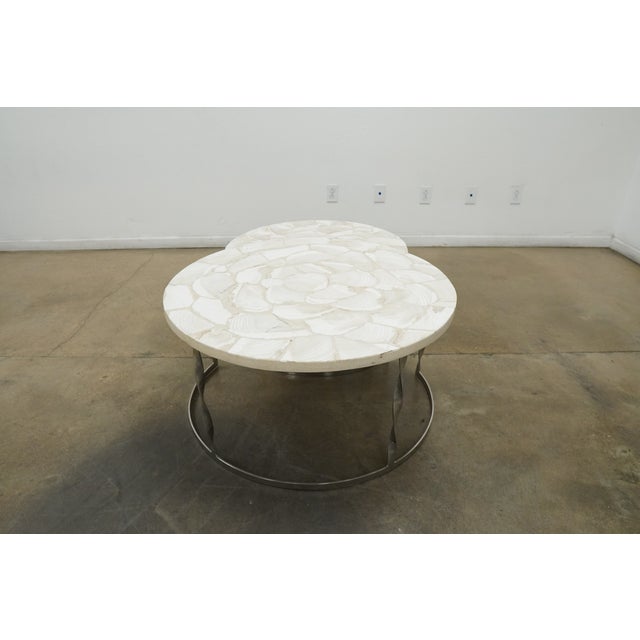 Metal Frontgate Sirao Nesting Tables (Set of 2) For Sale - Image 7 of 12