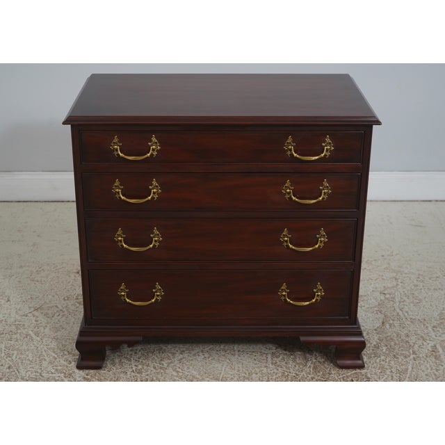 Age: C.1997 Details: Finish no.29 Mahogany Bracket Feet Dovetailed Drawer Construction High Quality Construction 18 C....