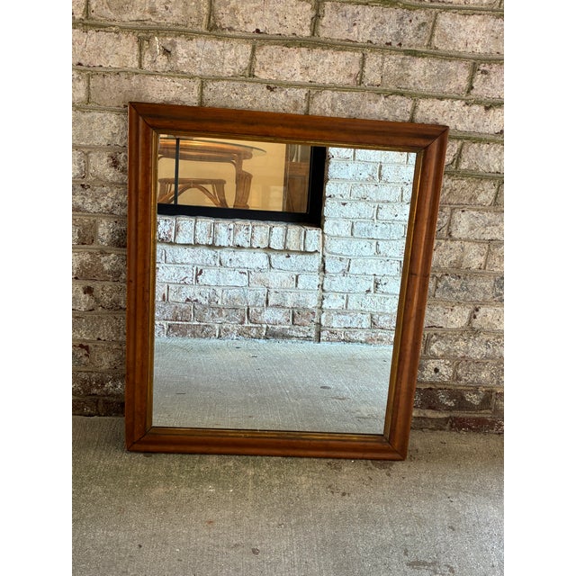 Early 20th Century Vintage Wooden Mirror, Early American For Sale - Image 5 of 15